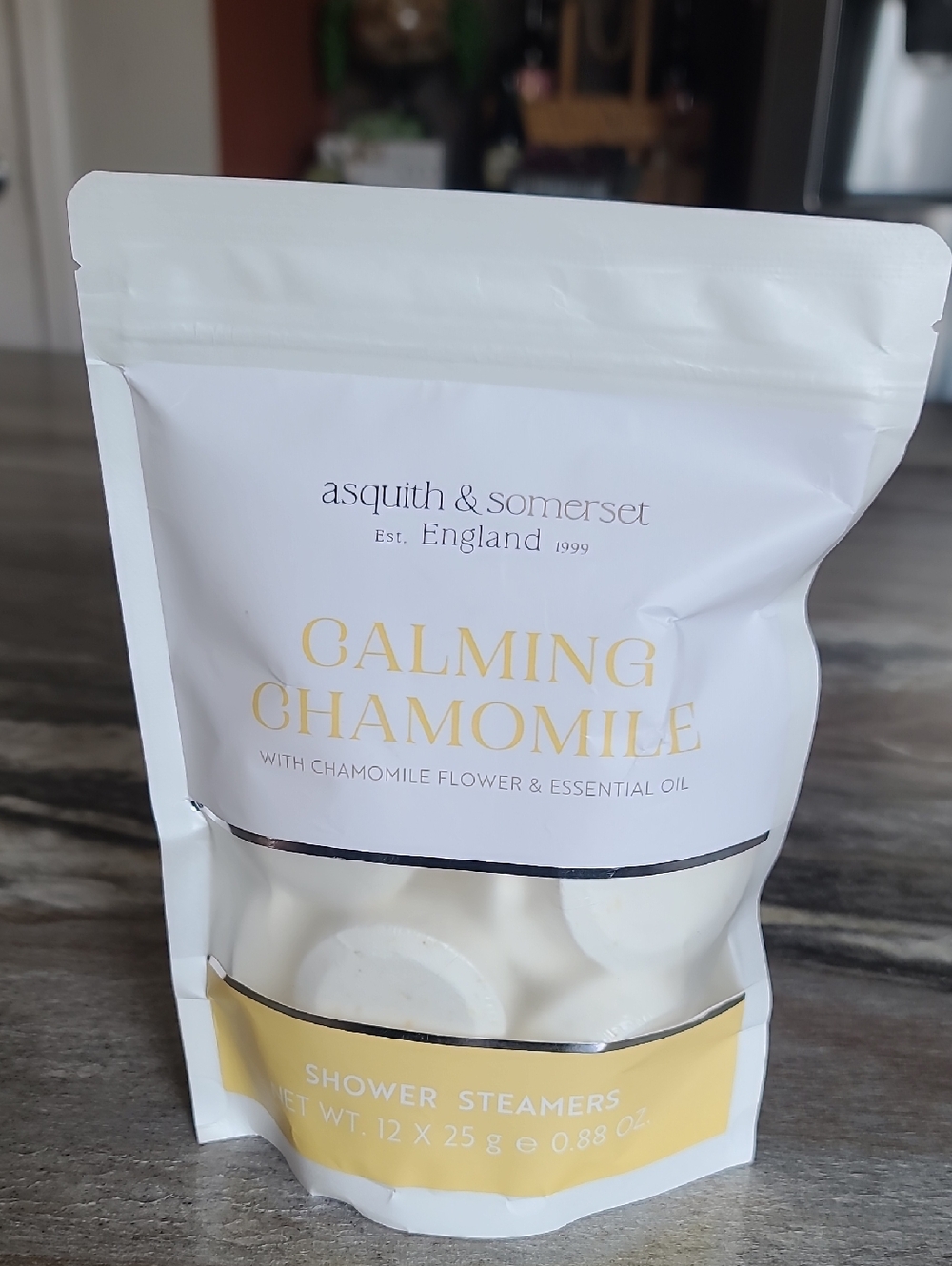 Asquith & Somerset Calming Chamomile Shower Steamers - White
